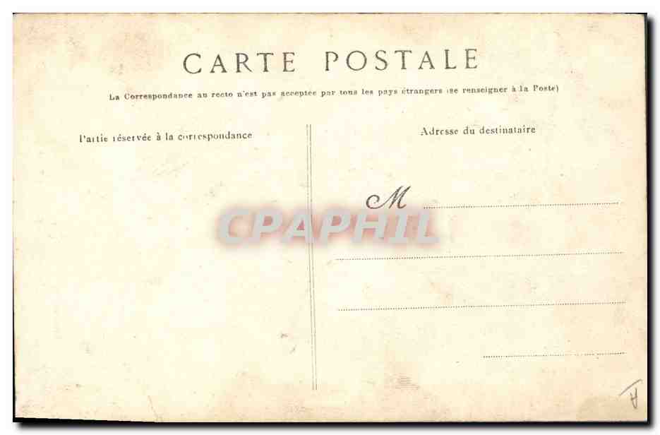 CPA Folklore Maries de ploare Environs de Douarnenez L'entree de la Gavotte — Verso