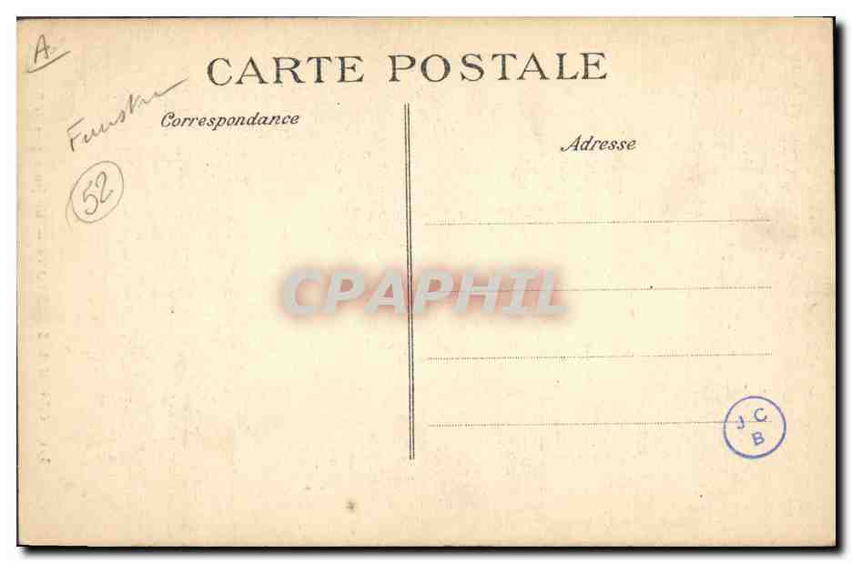 CPA Folklore Un jeune gars de Scaer — Verso