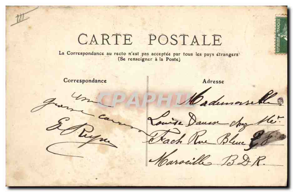 CPA Folklore Petits enfants de Bretagne Ravis de danser — Verso
