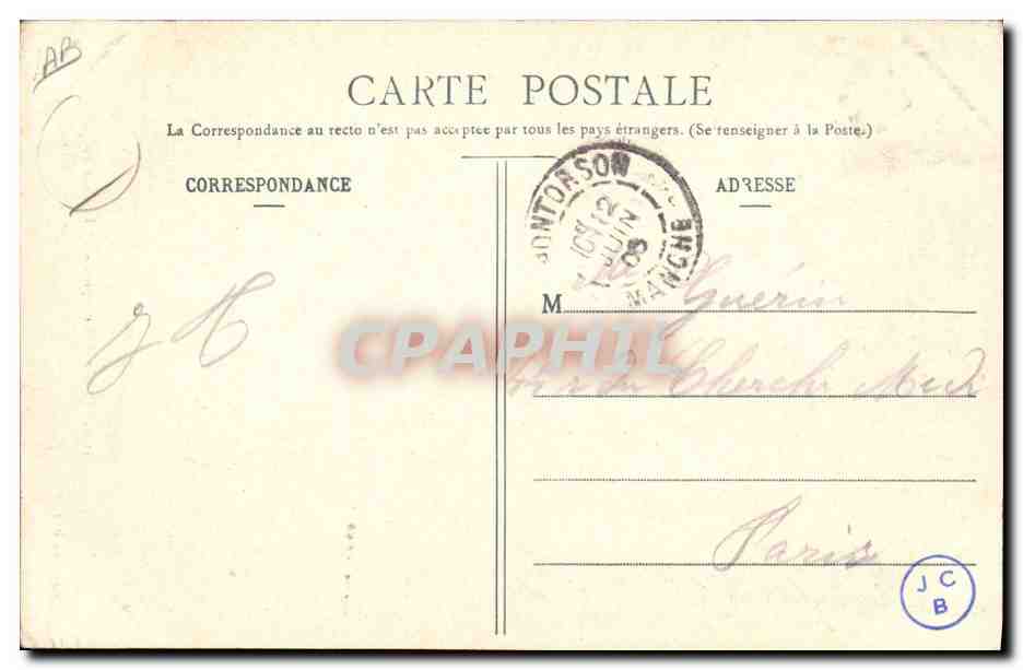Coiffes de Bretagne - La Doloise — Collection H. L. M. — n° 1151 — Verso