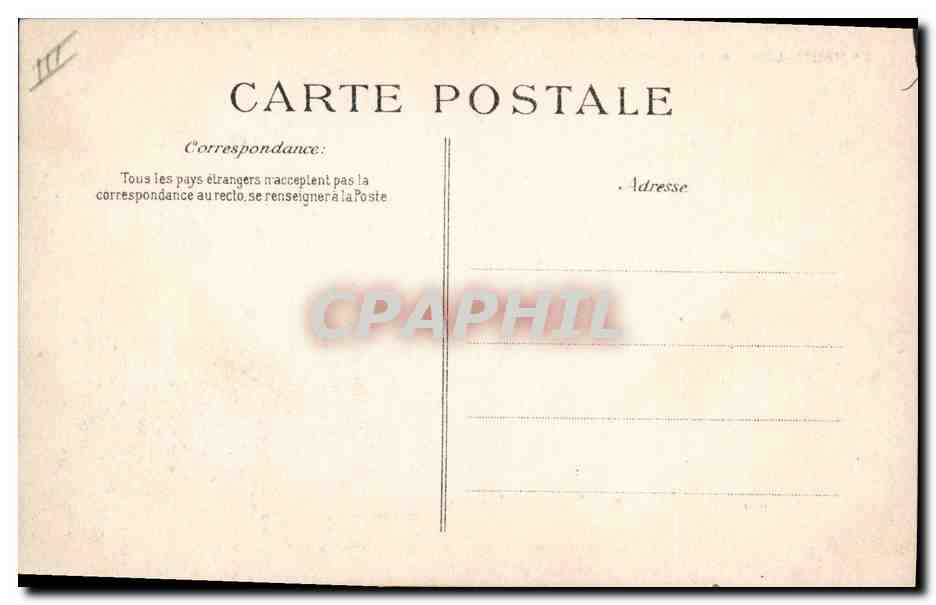CPA Folklore Bourree d'Auvergne  — Verso