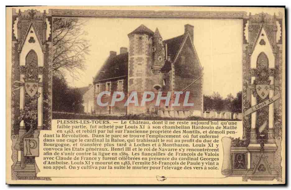 CPA Chateau Plessis les Tours 