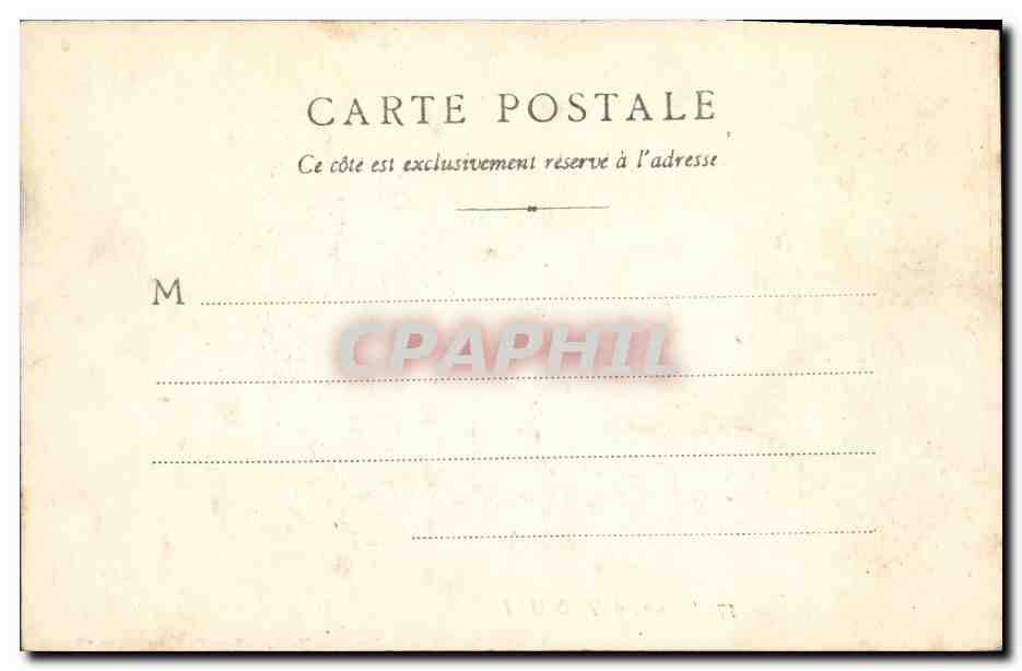 CPA Chateau de Pymont — Rückseite