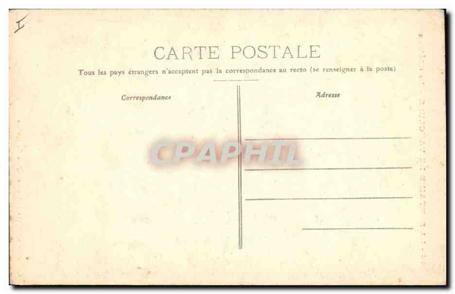 La Fontaine de Vaucluse — Le Château — Collection artistique J. Brun et Cie, à Carpentras — Rückseite