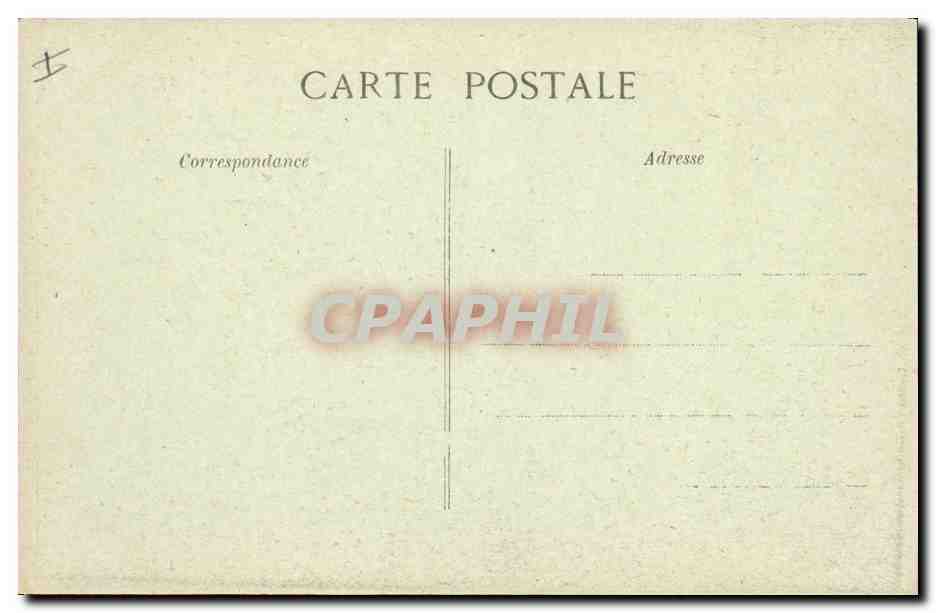 CPA Chateau Saint Calais Les ruines — Rückseite