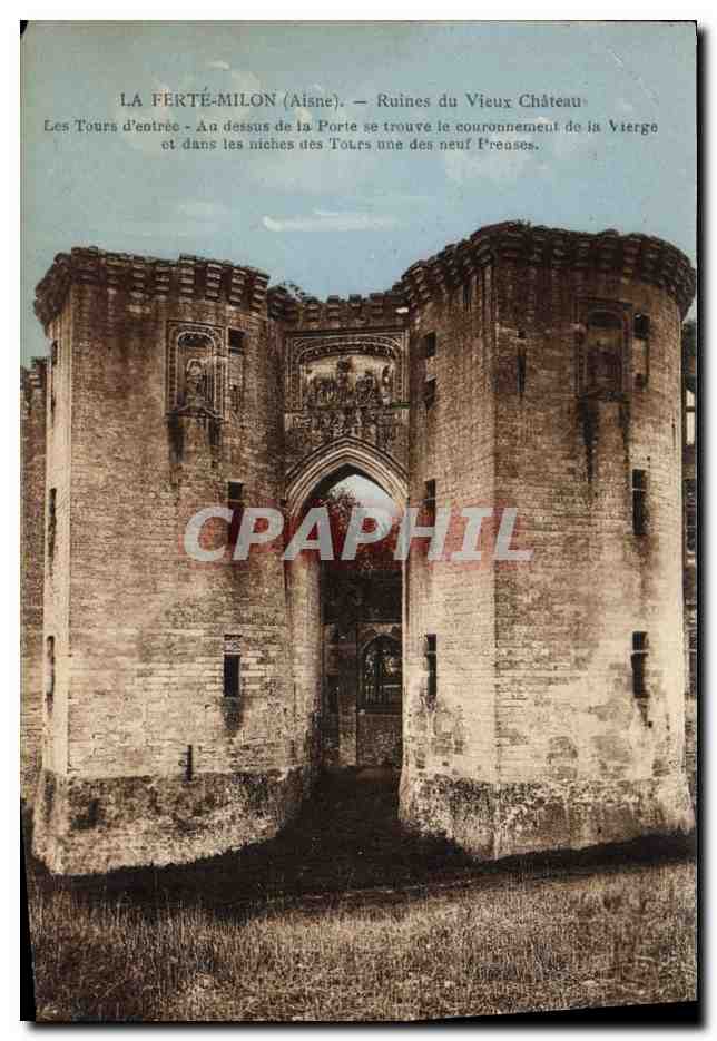 CPA La Ferte Millon Ruines du vieux Chateau 