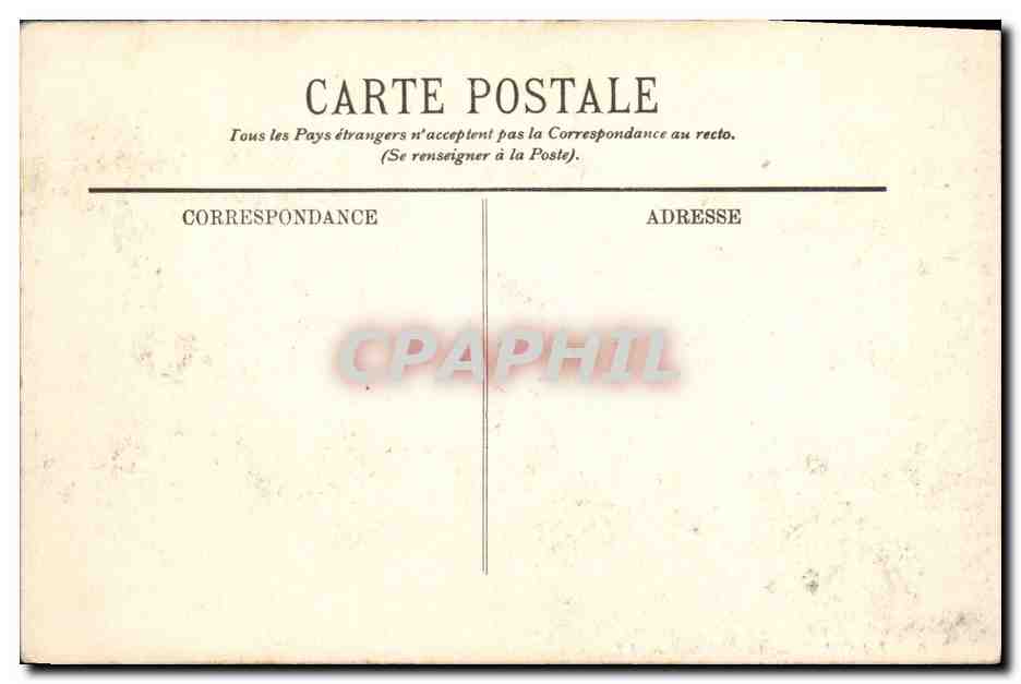 CPA Chateau La Sone — Verso