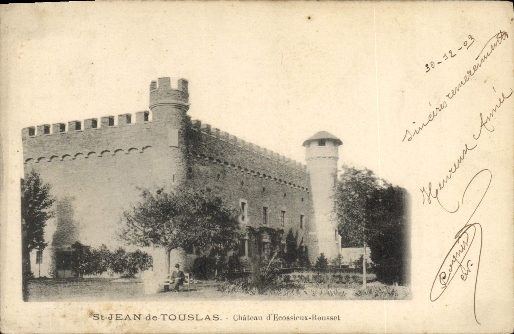 St-Jean-de-Touslas — Château d'Ecoscieux-Rousset — éditeur Sineires