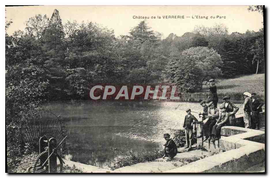 Château de la VERRERIE — L'Étang du Parc — Éditeur : Calleuze, Bazur Charp
