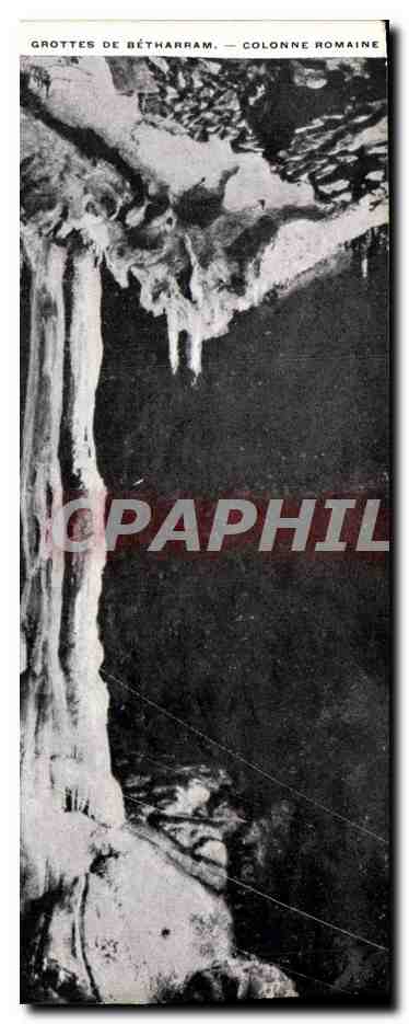 CPA Grotte Grottes de Betharram Colonne romaine