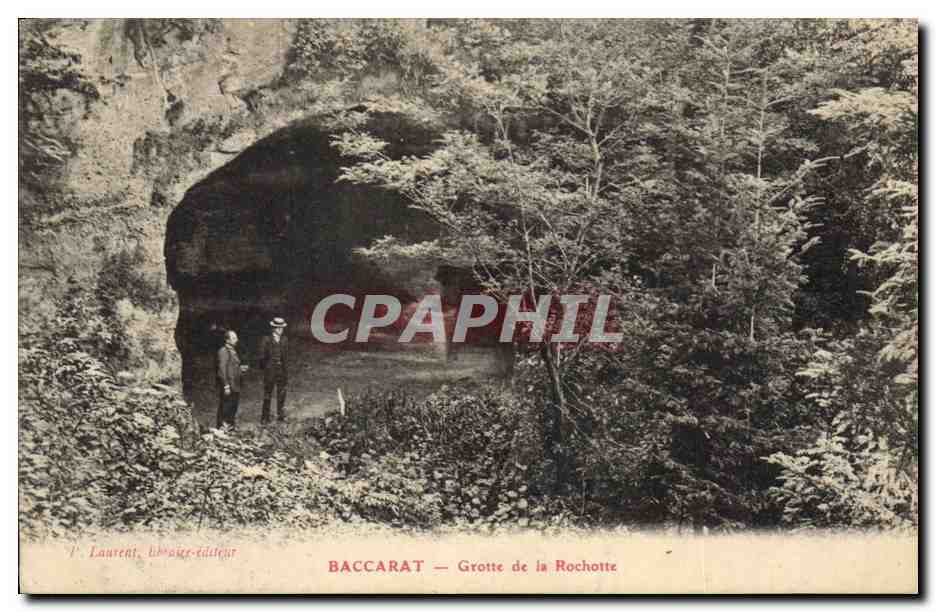 CPA Grotte de la Rochotte Baccarat Grottes 