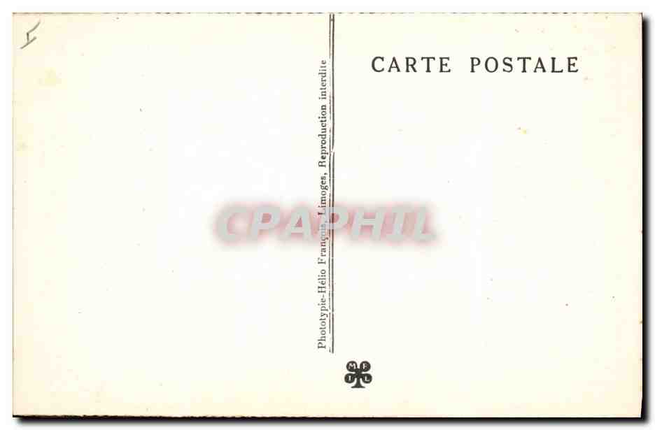 Puits de PADIRAC (Lot) — Débarcadère et Lac des Bouquets — Phototypie-Hélio-Française — Rückseite