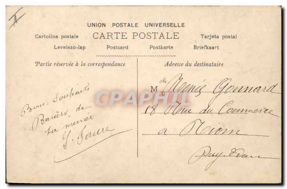 CPA Fantaisie Enfant Poupee  — Rückseite