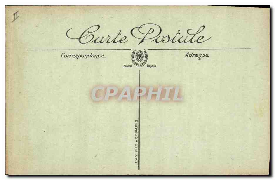 CPA Palais de justice Limoges — Verso