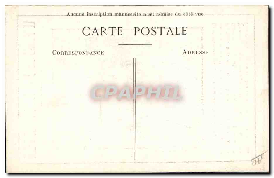 Le Palais de Justice de Largentière — photographie d'illustration — éditeur Vve Jay, Largentière — Achterkant