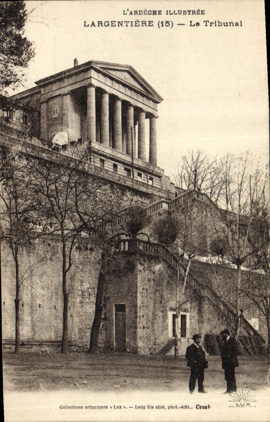 CPA Palais de justice Largentiere Le tribunal