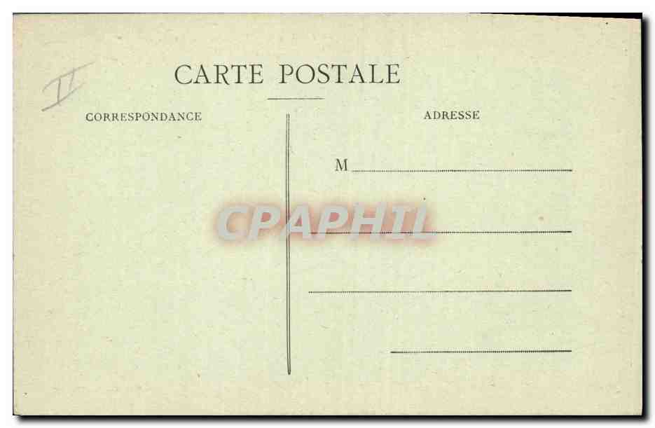 CPA Lodeve Hotel de ville et Palais de justice  — Verso
