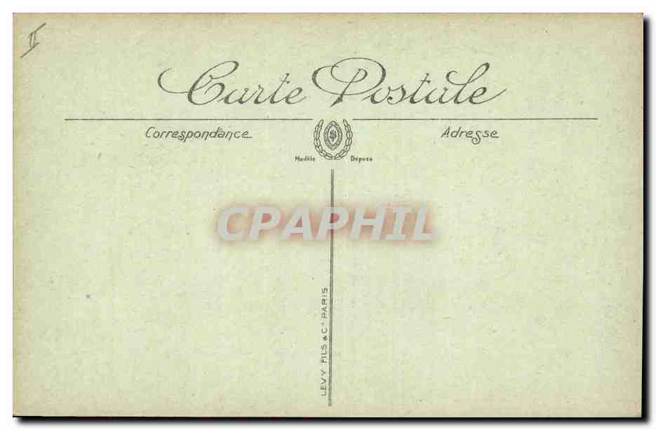 CPA Palais de justice Limoges — Verso