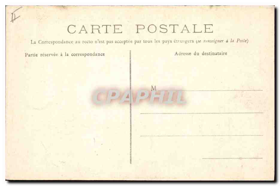 CPA Palais de justice Lille — Verso