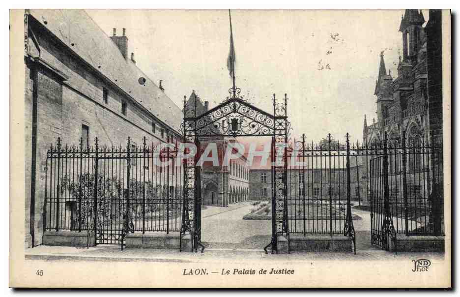CPA Palais de justice Laon