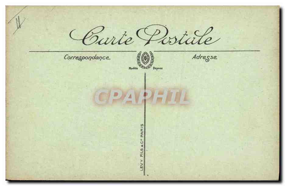 CPA Palais de justice Limoges — Verso