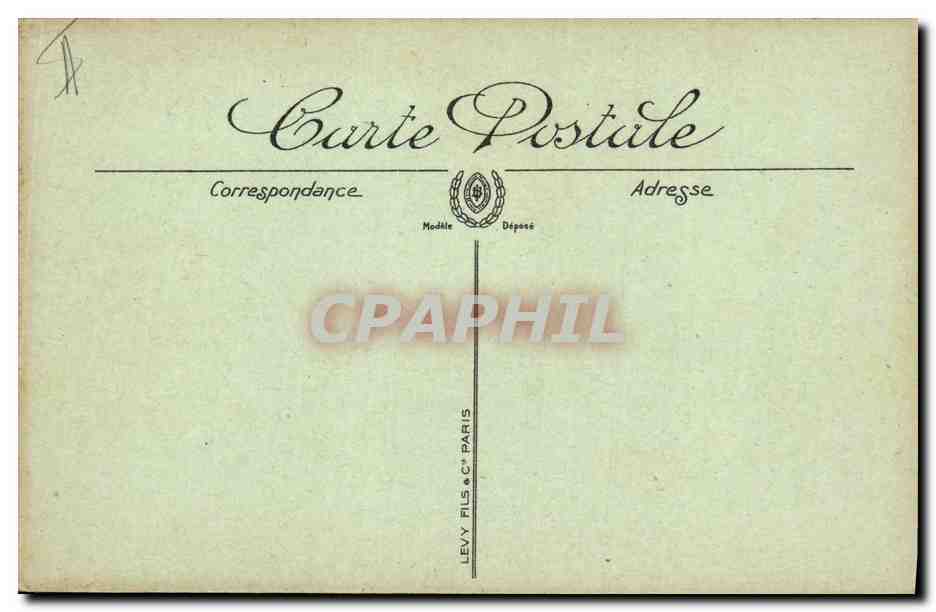 CPA Palais de justice Limoges — Verso