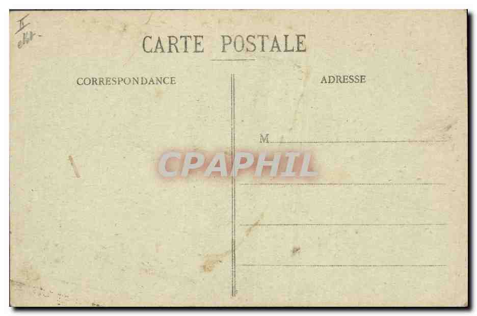 CPA Loudun Hotel de ville et Palais de justice  — Rückseite