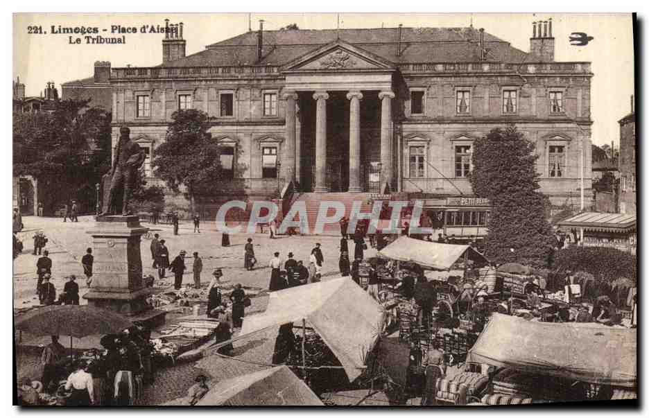 Limeçôes - Place d'Aisne - Le Tribunal