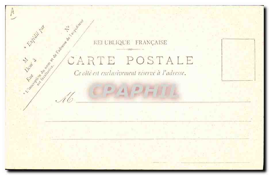 Il Descartes, Crociere di seconda classe — A. Bougault, n° 550 — Verso