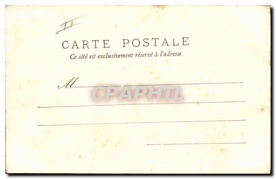 Rochefort-sur-Mer — Puerto militar, el "Davout" crucero en armamento — CL. GALERIES PARISIENNES — Reverso