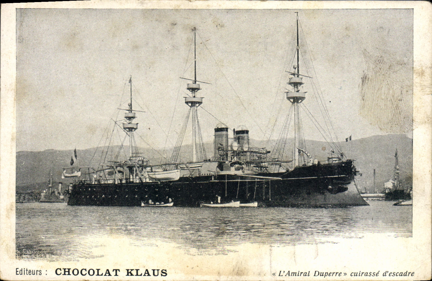 CPA Bateau de Guerre L'Amiral Duperre Cuirasse d'escadre