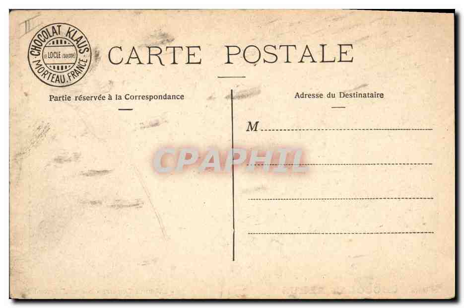 CPA Bateau de Guerre L'Amiral Duperre Cuirasse d'escadre — Verso