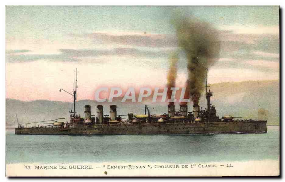 Ernest-Renán — Croiseur de 1ère classe — LL