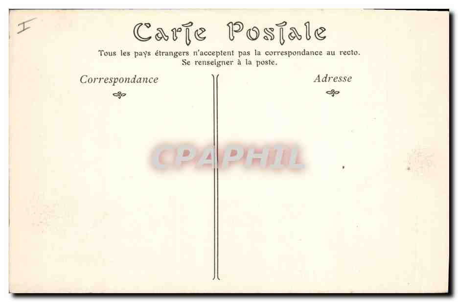 CPA Prefecture Orleans — Rückseite