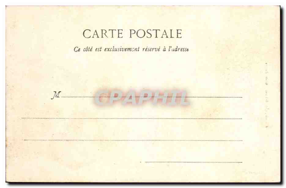 CPA Prefecture Orleans — Verso