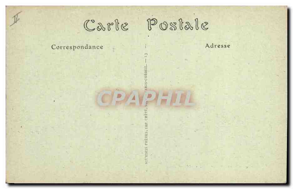 CPA Prefecture Orleans — Verso