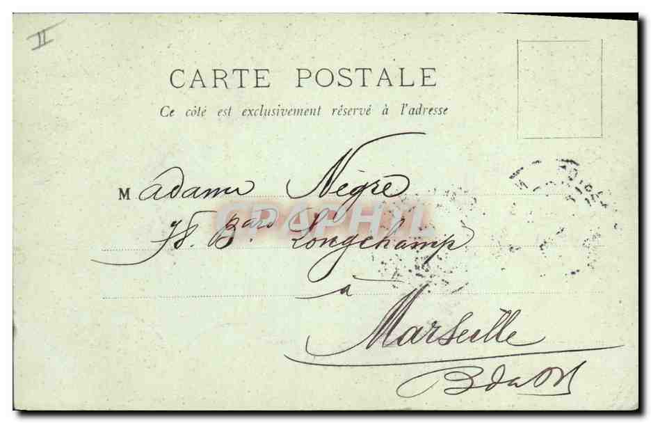 CPA Prefecture Nantes — Verso