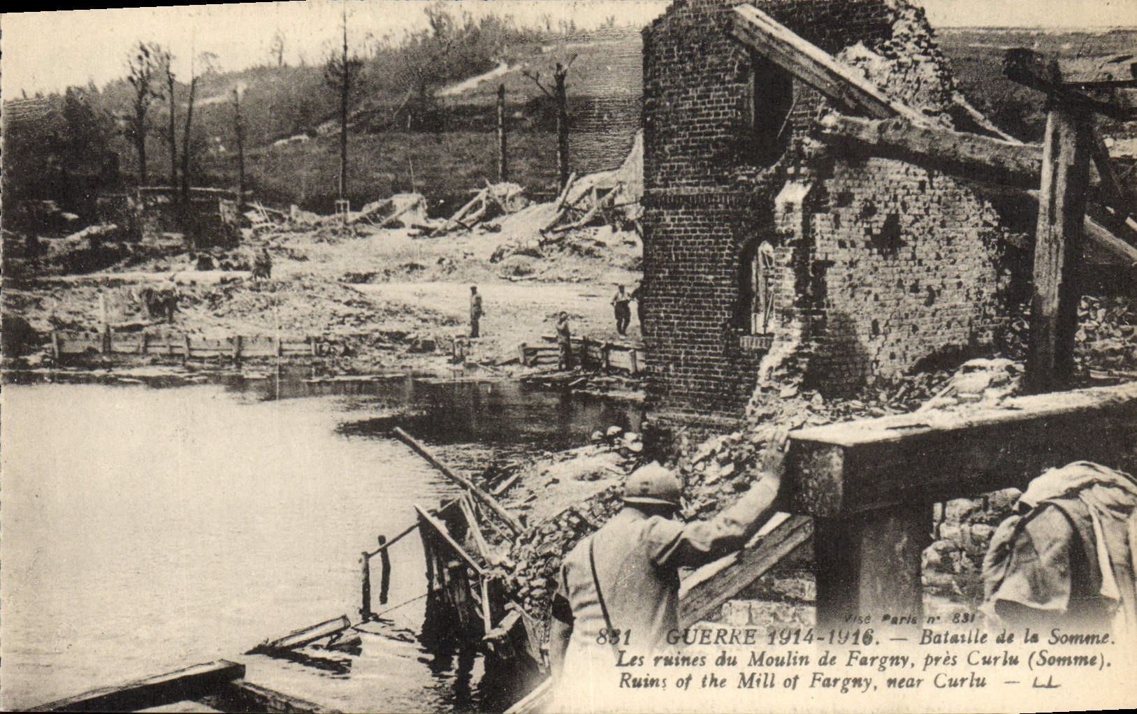 Ruins of the Moulin de Fargny — Battle of the Somme — Viso Paris n° 881