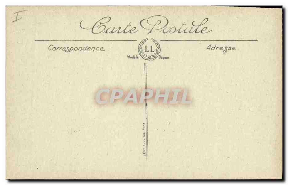 Lihons — L'église après le bombardement — LL, n° 845 — Reverso