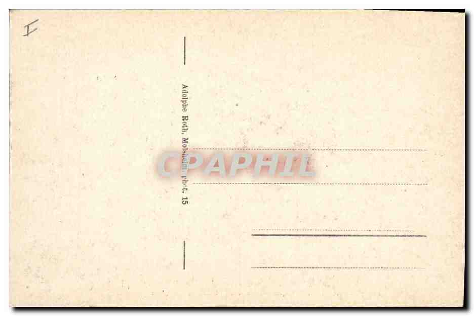 CPA Militaria Vallee de Munster Traces de la guerre Les premieres lignes Explosion dans une tranchee — Rückseite