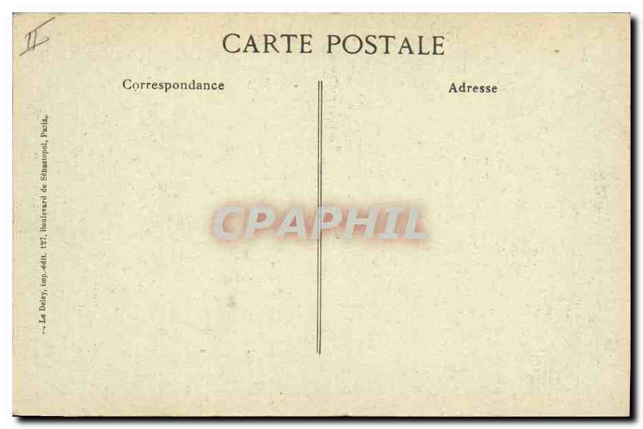 Peronne — The Ruins — Retreat of the Germans — Visé, Paris N° 1615 — Back