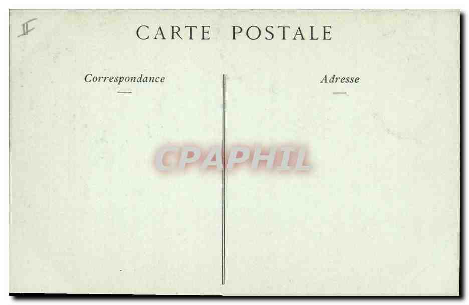 CPA Palais de justice Laon — Verso