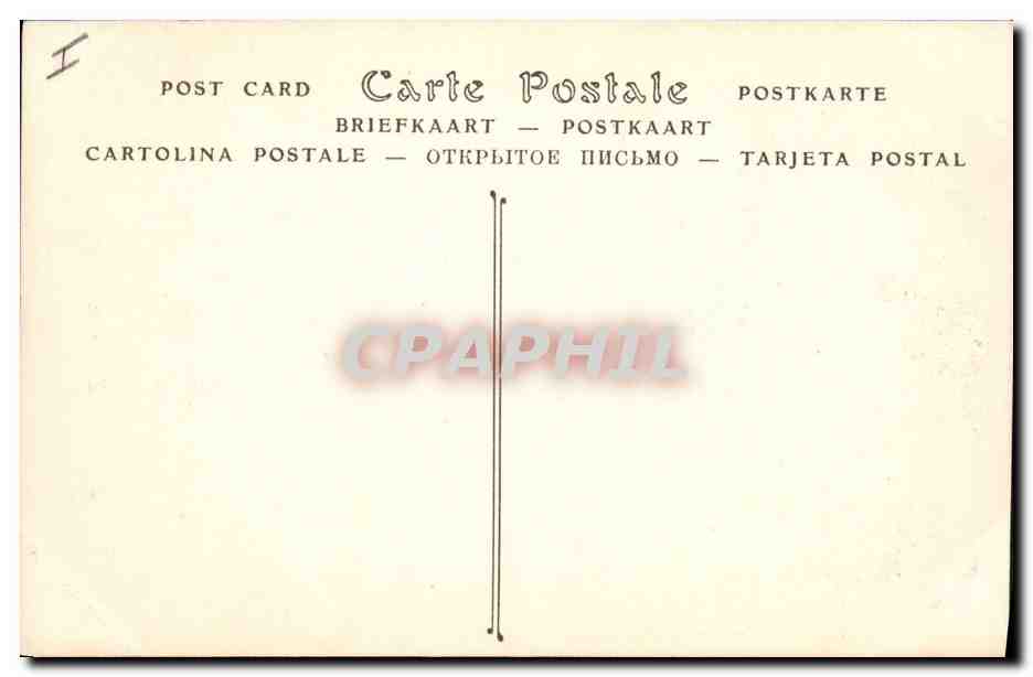 CPA Palais de justice Montpellier — Verso