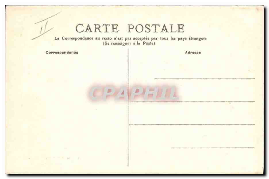 CPA Palais de justice Montauban Place du Coq — Verso