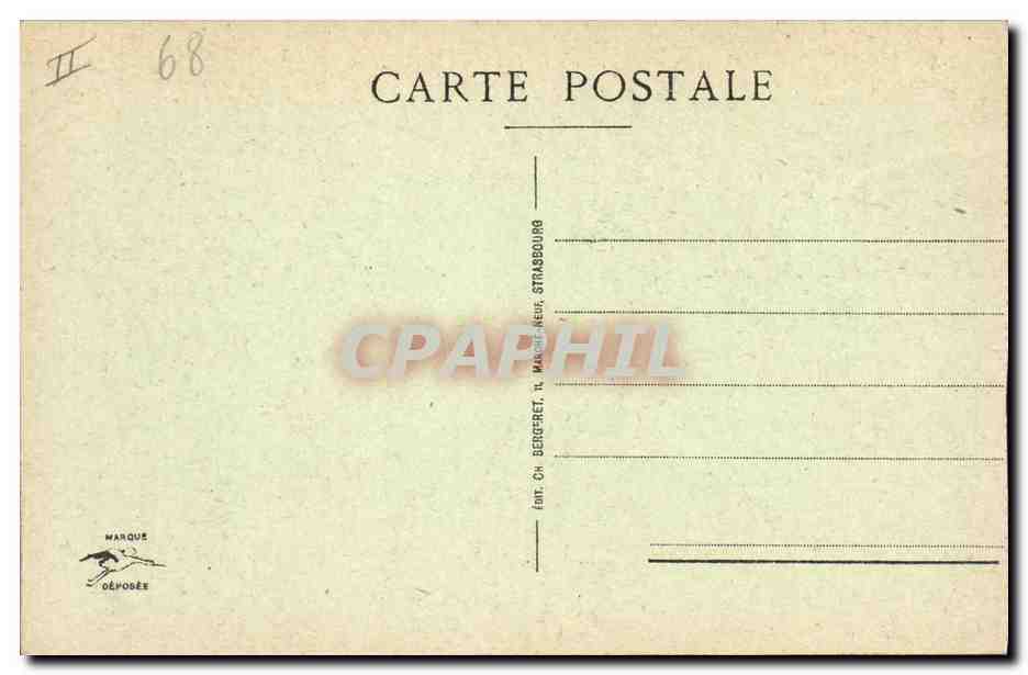 CPA Palais de justice Mulhouse Tribunal — Verso