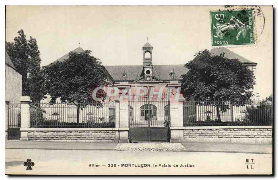 CPA Palais de justice Montlucon