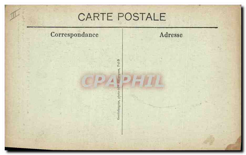 CPA Folklore Auvergne — Verso
