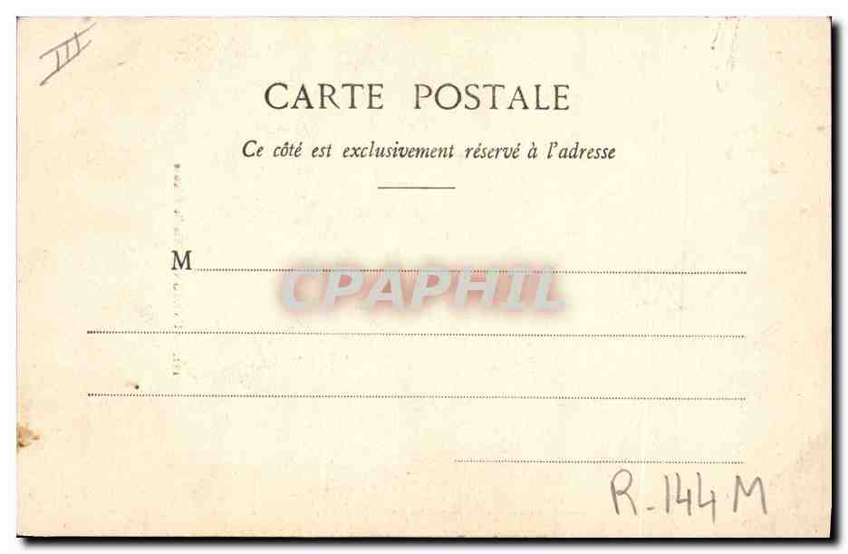 Auvergne - Vieille Fileuse — Lib. Bougès-Béal, 21 Rue de l'Écu, Clermont-Ferrand, n°151 — Verso