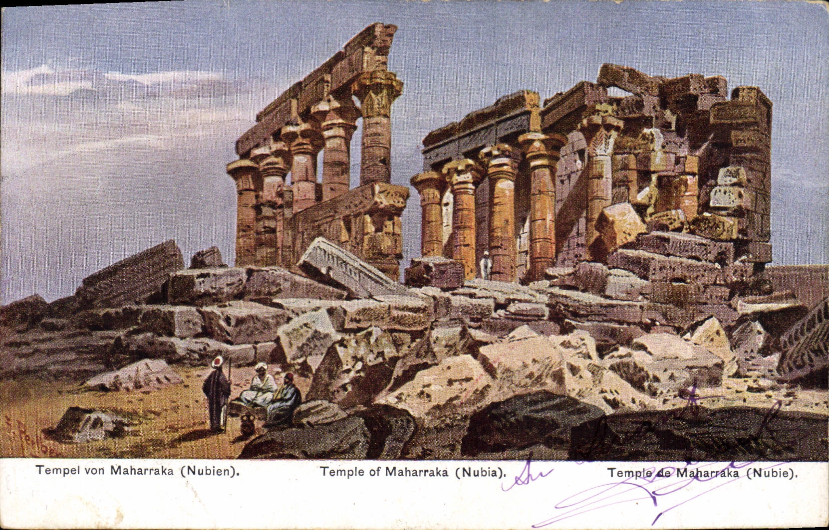 Tempel von Maharraka (Nubien) — Verlag E. Perba, Serie 775