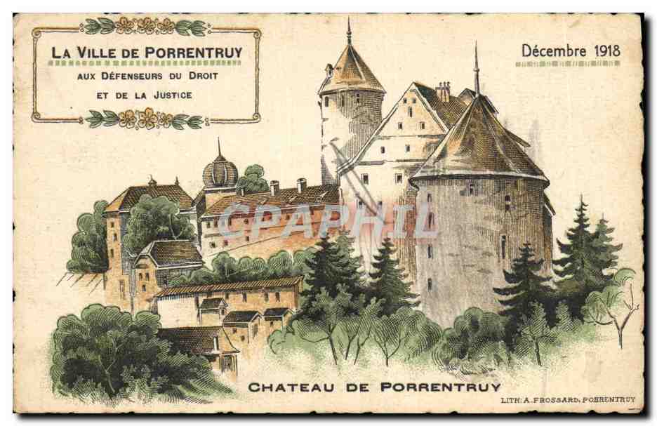 CPA Chateau Ville de Porrentruy 